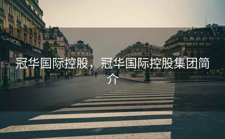 冠华国际控股，冠华国际控股集团简介